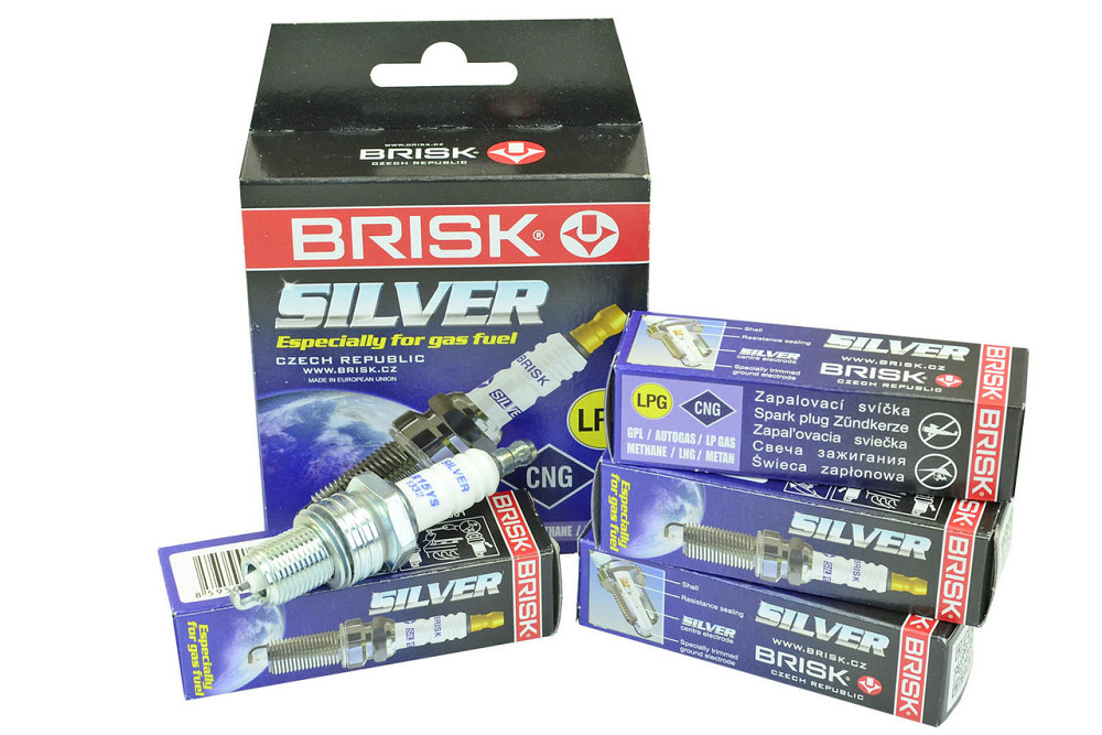 Свічки газові 2101-2110, 2121 (8 кл) SILVER із резистором (к-кт 4 шт) BRISK запалювання Мукачево - фото 2
