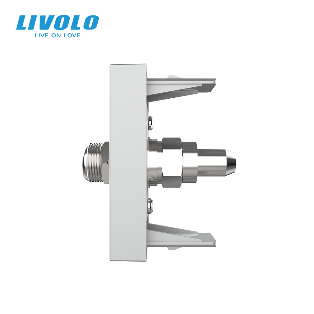 LIVOLO Супутникова розетка SAT LIVOLO, сіра, модуль 0.5 поста, для ресивера / антени (VL-FCSL-1 Коломия - фото 7