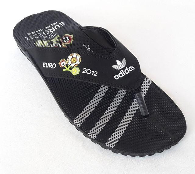 Мужские Шлёпанцы Тапочки Adidas Сланцы Вьетнамки Адидас Чёрные (размеры: 40,41,44) Днепр - изображение 3