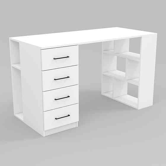 Стіл письмовий Tetris Т-8, Білий, 1300/600/760 Львів