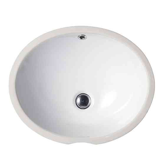 Врізна раковина під стільницю EGE Vitrifiye Pinara 465x190x370мм (91461) Білий Київ