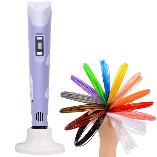 Ручка принтер 3д 3D ручка Smart 3D Pen 2 фиолетовая, Ручка 3d pen з екраном, 3d-ручки, 3д ручка LO-436 pen 2 Київ - фото 10