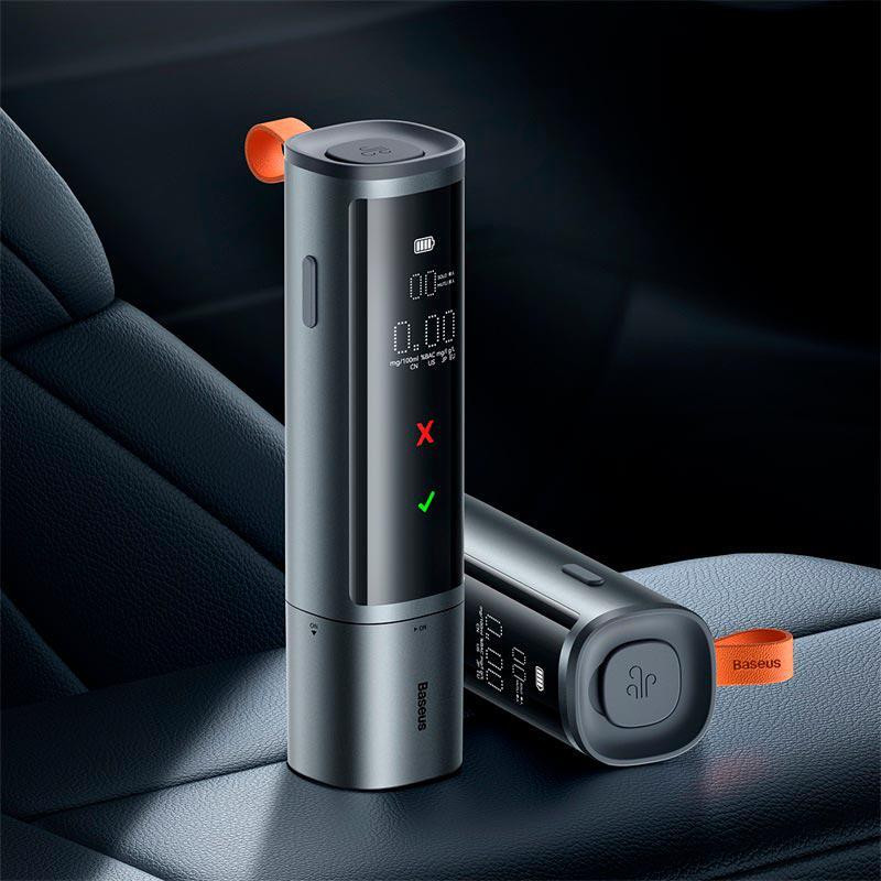 Алкотестер Baseus SafeJourney Pro Series Breathalyzer, Space Grey Київ - фото 10