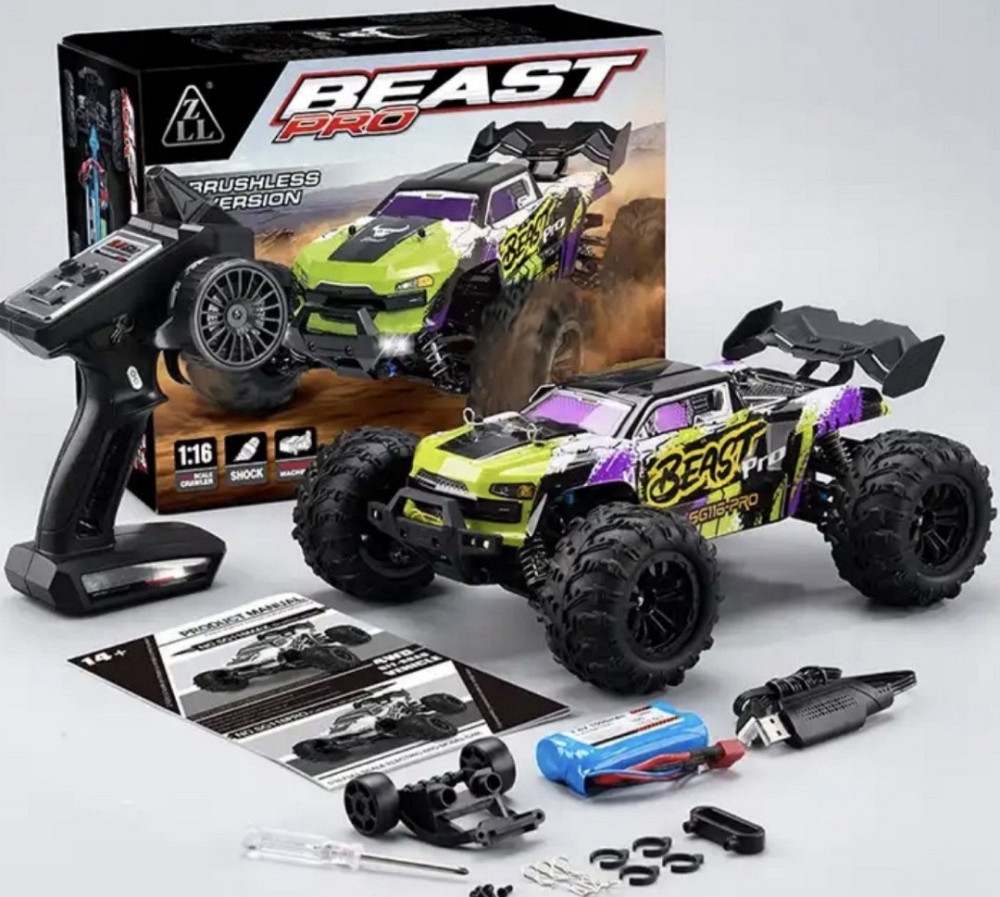 Машинка на радиоуправлении PRO 4x4 | Быстрая до 45 км/ч | 1:16 Харьков - изображение 4