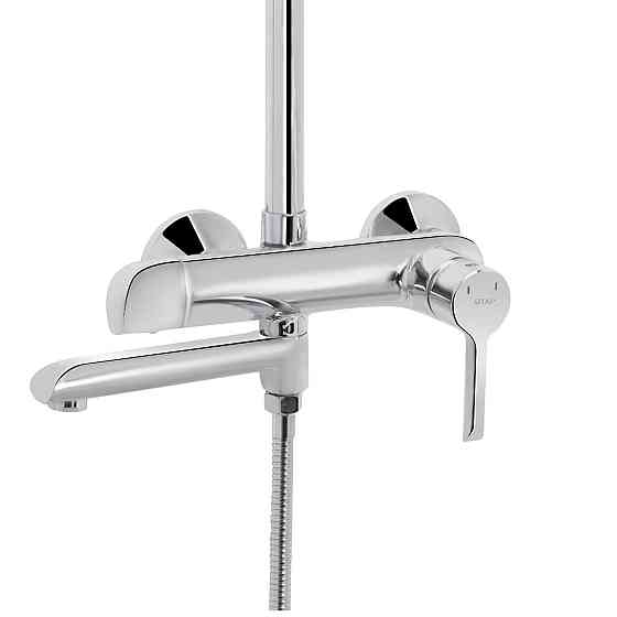 Душова система універсальна Qtap Grand на три споживачі (з виливом) QTGRACRM1004 Chrome Київ