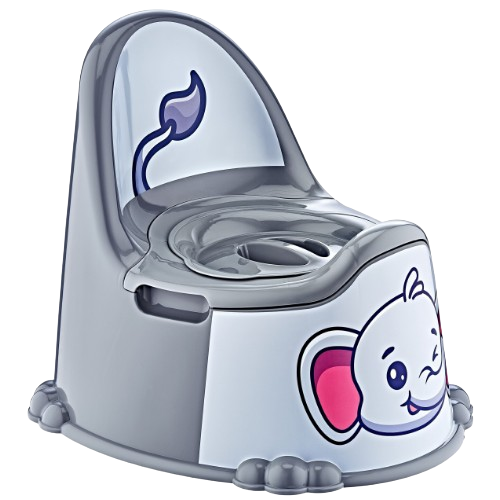 Горщик дитячий з декором Зоопарк Слон ELIF Житомир - фото 1