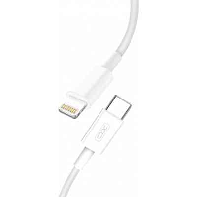Дата кабель USB 2.0 AM to Lightning 1.0m PD18W NB113 white XO (6920680863846) Винница