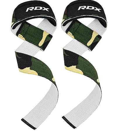 Лямки для тяги RDX W1 Gym Single Strap Camo Green Plus Каменское