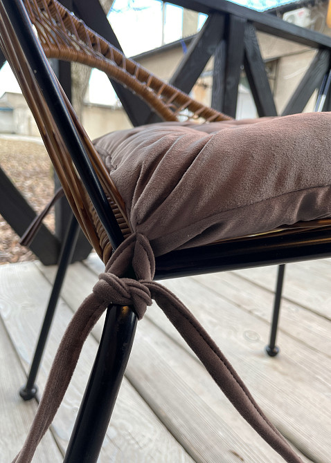 Подушка для стільців (40x40х5 см) Decorator Velour колір бурий 84-121 Київ - фото 7