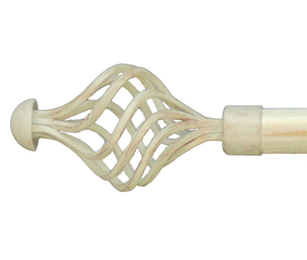 Закінчення для карнизу Orvit АРЕЗО 25 мм БІЛЕ ЗОЛОТО (матове) Львів - фото 1