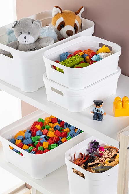 Кошик Idea Home 00643 Pyramid White 10.8 л (00643 White) (7180095) Киев - изображение 3