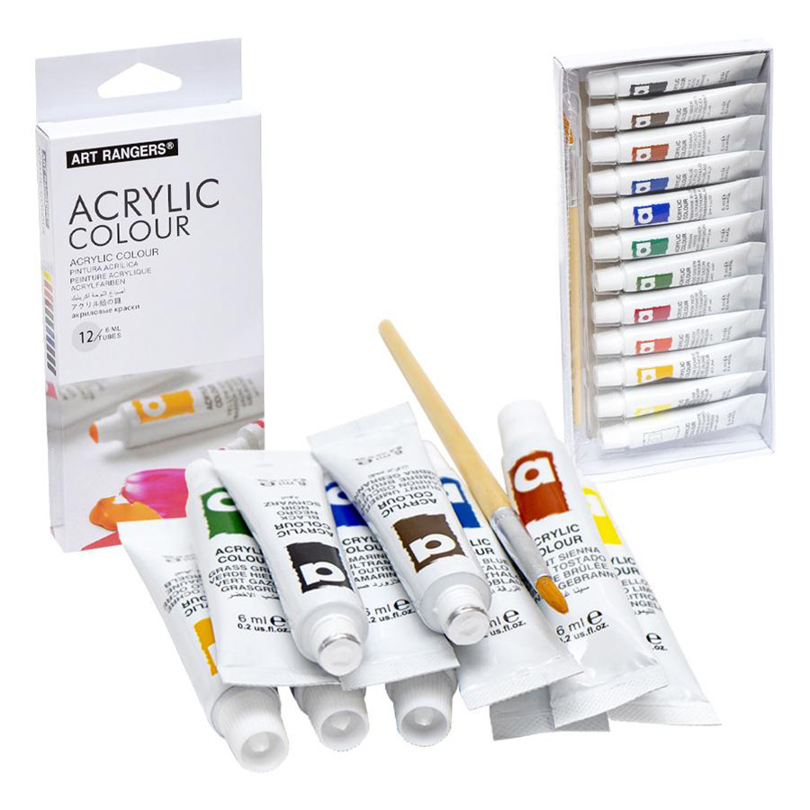 Набір акрилових фарб "Art Rangers" A12006, 12 кольорів 6 мл Вінниця - фото 1