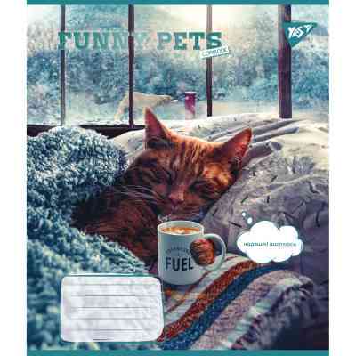Тетрадь Yes Funny pets 36 листов клетка (767064) Винница