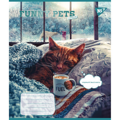 Тетрадь Yes Funny pets 36 листов клетка (767064) Винница - изображение 6