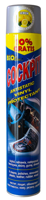 Поліроль для торпедо 750 мл Bio Line Cockpit limone (лимон) Київ - фото 1