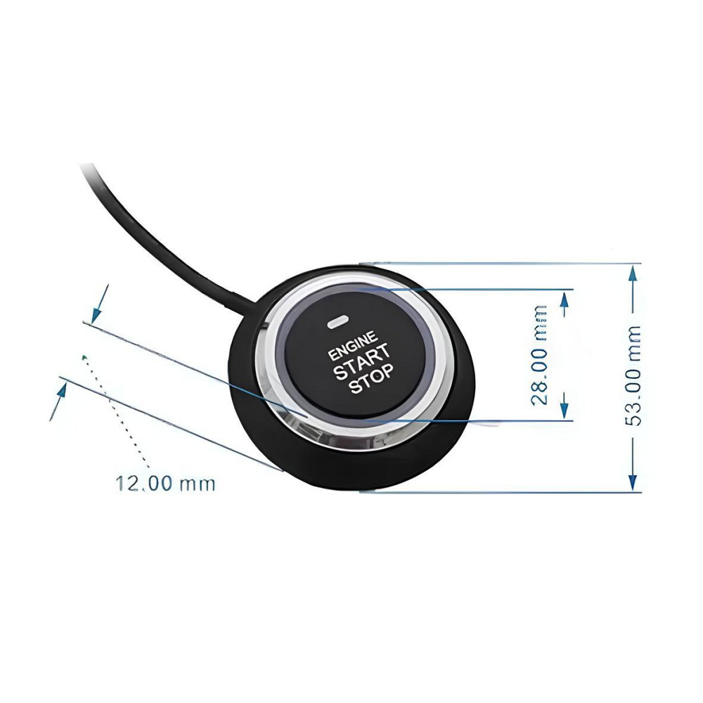 Кнопка старт-стоп с иммобилайзером, SMART START SYSTEM / Система запуска двигателя / Автосигнализация Киев - изображение 8