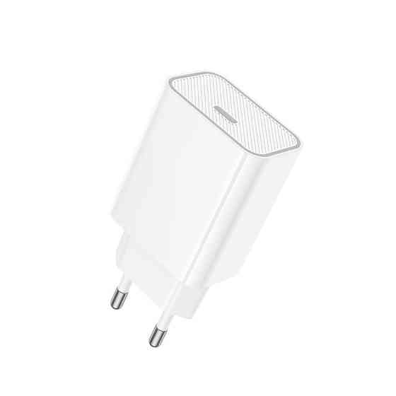 Сетевое зарядное устройство HOCO C143A Benefit single port PD20W charger White Одесса