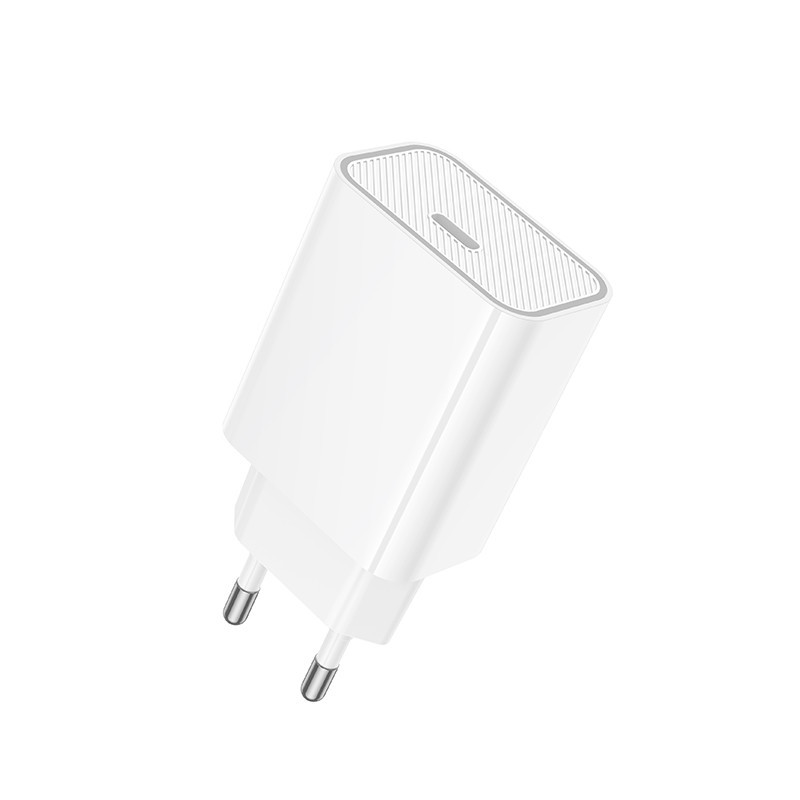 Сетевое зарядное устройство HOCO C143A Benefit single port PD20W charger White Одесса - изображение 6
