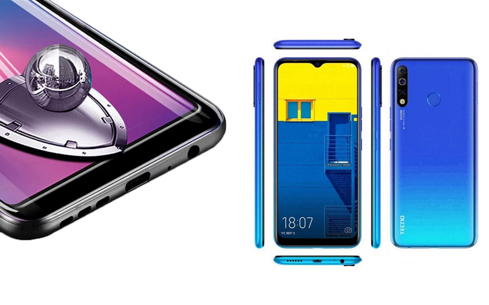 Захисне скло DefenzoGlass для TECNO Spark (KC8) – подвійна міцність Київ - фото 2