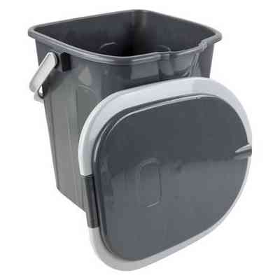 Відро-туалет Bo-Camp Portable Toilet Square 20 Liters Grey (5502820) (DAS303293) Вінниця