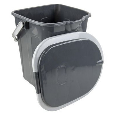 Ведро-туалет Bo-Camp Portable Toilet Square 20 Liters Grey (5502820) (DAS303293) Винница - изображение 3