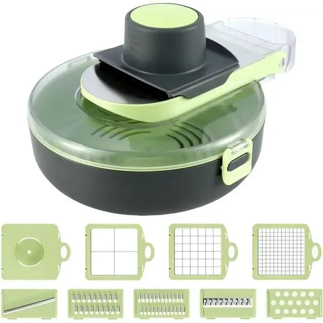 Овощерезка с контейнером Vegetable Cutter 9 в 1 Коломия - фото 2