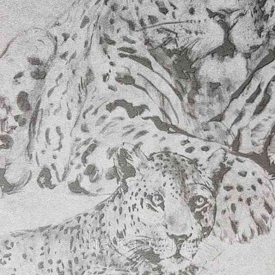 Обои виниловые на флизелиновой основе Decoprint BLOOMING BL22722 тигры темно-серый Киев