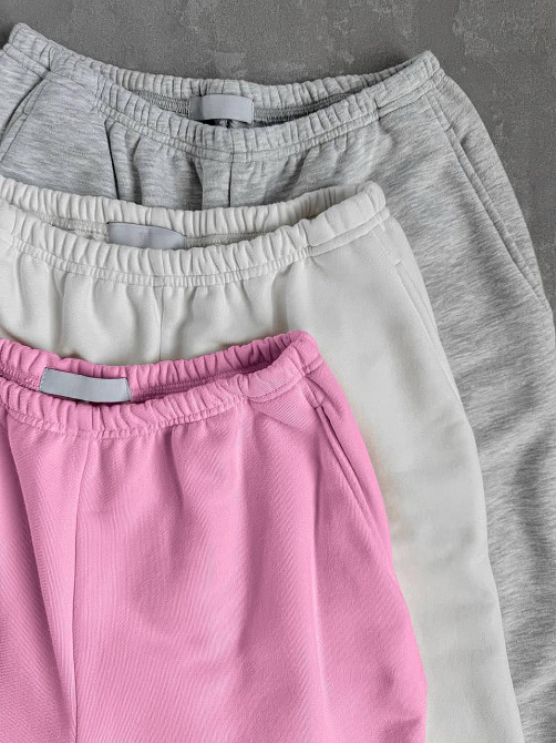 Женские повседневные комфортные брюки свободного кроя турецкая петля Меланж, 46 Одесса - изображение 2