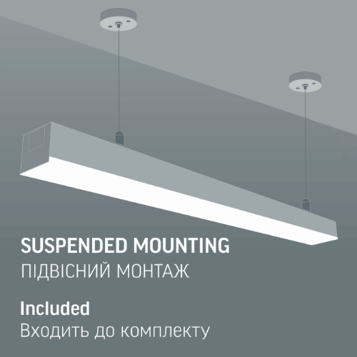 LED Світильник лінійний 30W 0,6м 5000К 220V VL-BN03-30065B Videx Житомир - изображение 6
