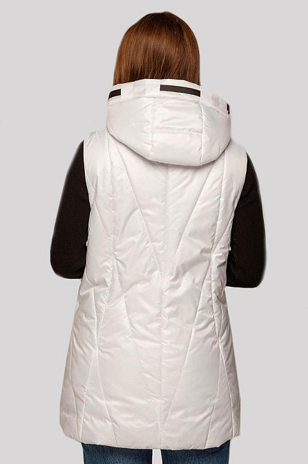 ЖЕНСКИЙ МОДНЫЙ  ЖИЛЕТ ДАЯНА ИЗ ПЛАЩЕВОЙ ТКАНИ НА МОЛНИИ. 48-62 р. Киев - изображение 7