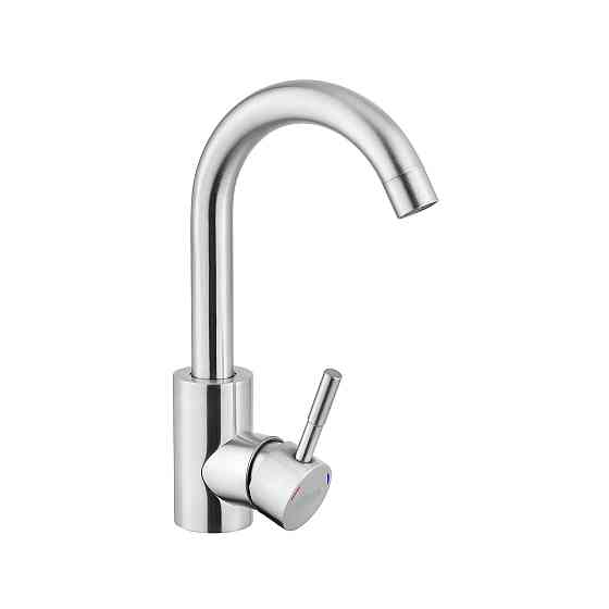 Змішувач для раковини Kroner KRP Edelstahl Klassisch - ESG011 сатин Київ