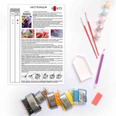 Картина по номерам Santi Wednesday Two sides of Enid Sinclair 40х50 см, алмазна мозаїка (954975) Винница