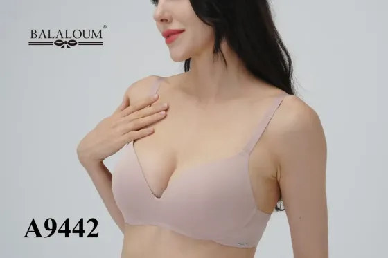 Бюстгальтер Balaloum без косточек с пуш-ап бежевый Balaloum 9442 80D Киев