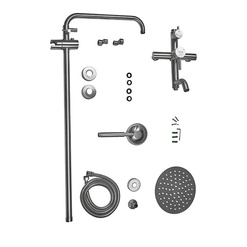 Душова колона зі змішувачем Armata SUS-009-J з нержавіючої сталі (CH6176) Харків - фото 6
