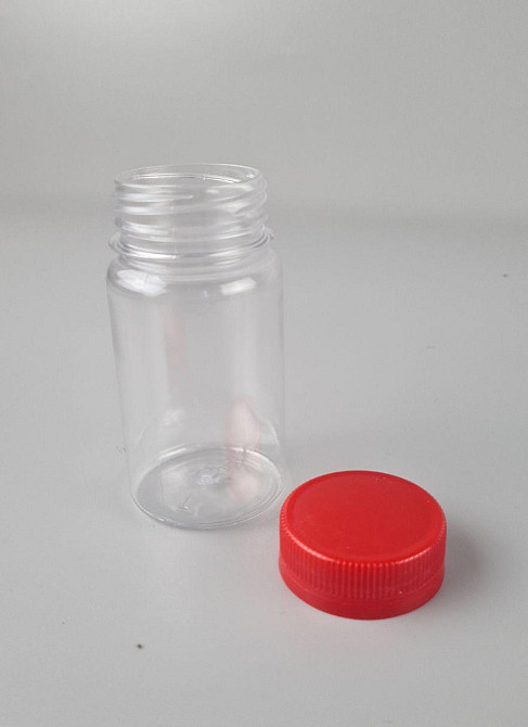 Пляшка Класика 100 мл Ø38 з кришкою (50 шт.) Харків - фото 1