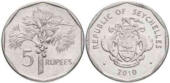 Seychelles Сейшельские О Сейшелы - 5 Rupees 2010 UNC Полтава