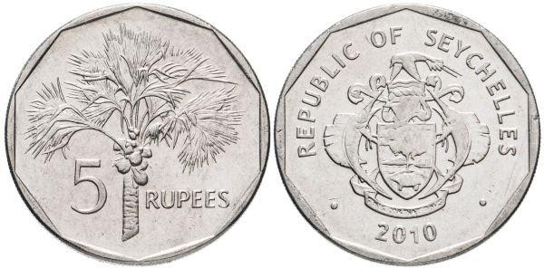 Seychelles Сейшельские О Сейшелы - 5 Rupees 2010 UNC Полтава - фото 1