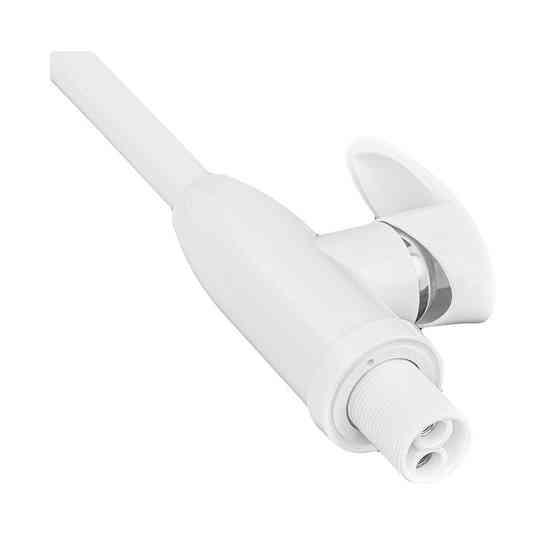 Смеситель для кухни Plamix Cezar-011-B White (без шлангов) белый из термопластика (PM0737) Черновцы