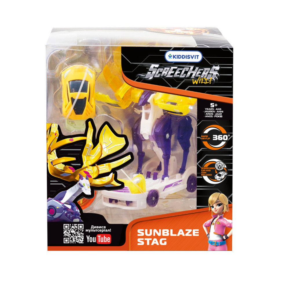 Машинка-трансформер Санблейз Стіг Screechers Wild! EU685202 Вінниця - фото 1