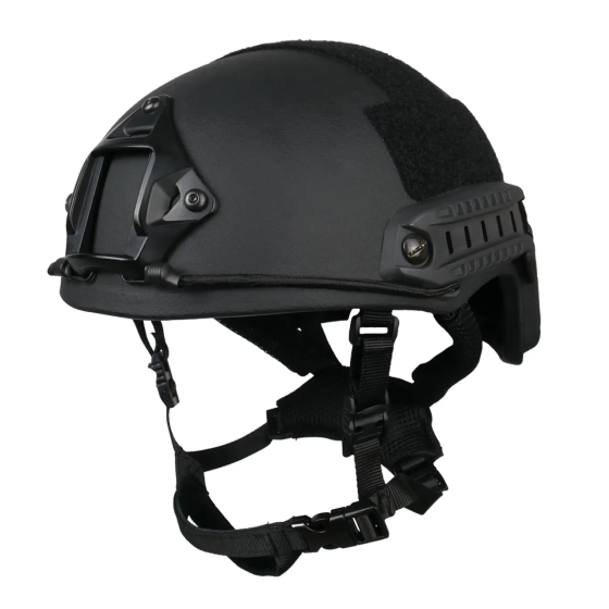 Шолом кевларовий Fast балістичний 3A Каска (розмір універсальний) Чорний Київ