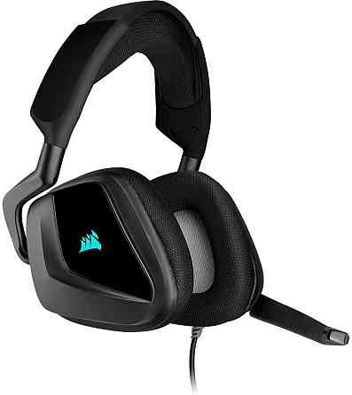 Гарнитура Corsair Void RGB Elite USB Premium Gaming Headset with 7.1 Surround Sound Carbon (CA-9011203-EU) ( 25562 ) Харків