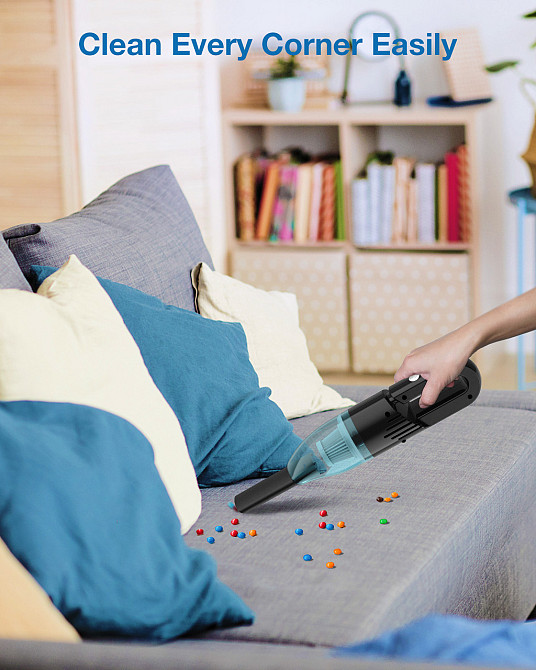 Ручний бездротовий пилосос EGH-VC2 ELEGIANT із потужним всмоктуючим фільтром HEPA Дніпро - фото 5