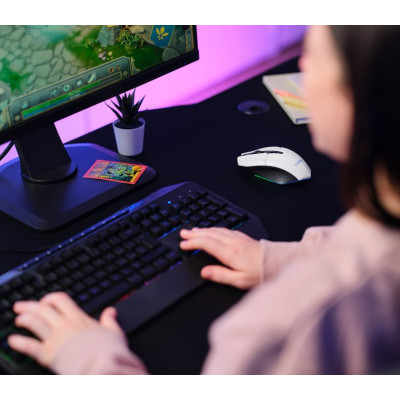 Мишка Trust GXT 110 Felox RGB Wireless White (25069) Вінниця - фото 4