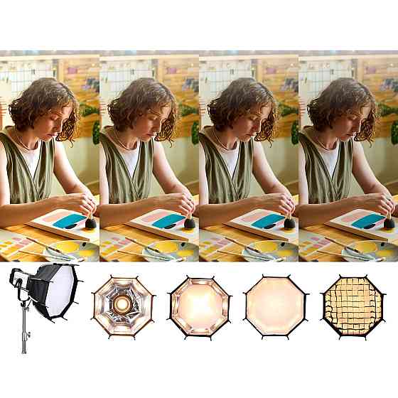 Софтбокс стільники восьмикутний 45см Bowens Ulanzi AS-045 Київ