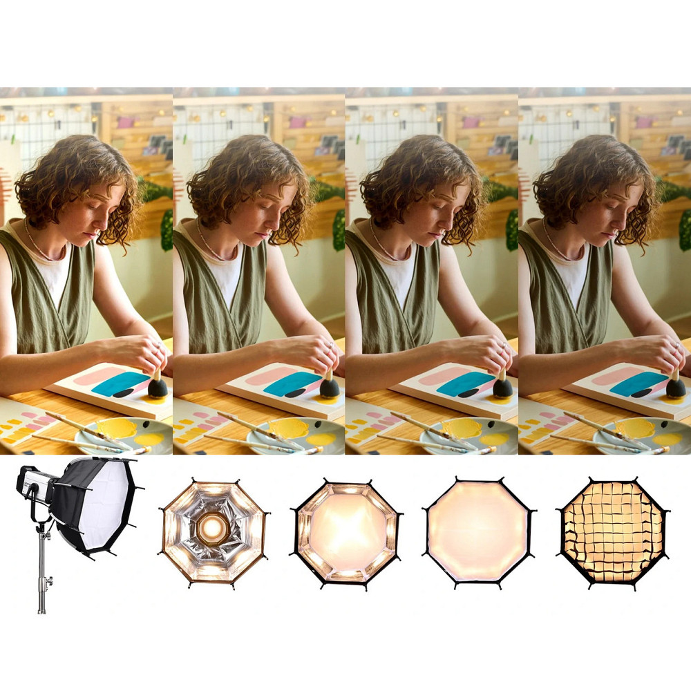 Софтбокс стільники восьмикутний 45см Bowens Ulanzi AS-045 Київ - фото 3