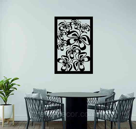 Декоративне настінне 3D Панно «Метелики» Декор на стіну з об'ємом Київ