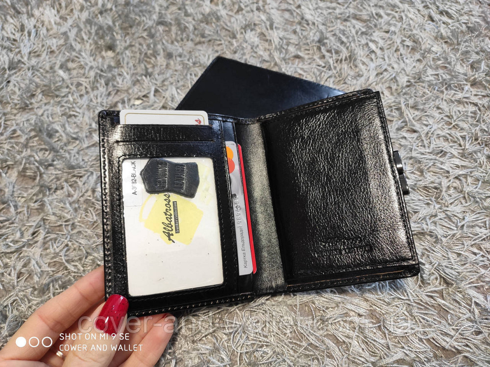 Компактний шкіряний жіночий гаманець із монетницею Albatross Київ - фото 8