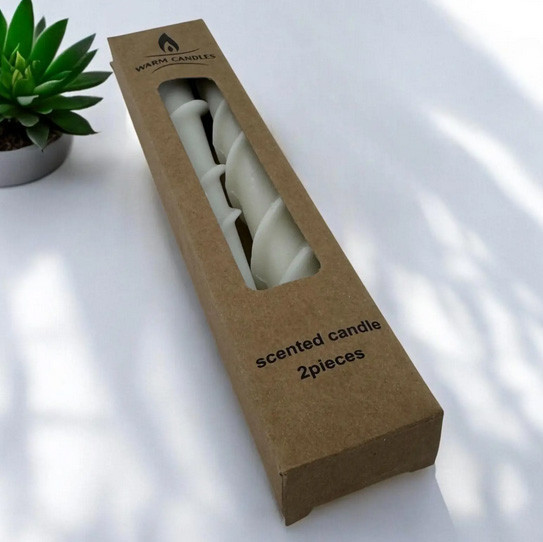 Свічки декоративні виті 2 шт Київ - фото 1