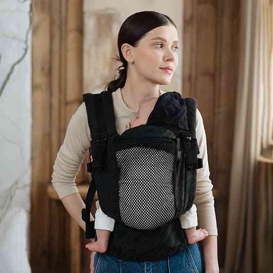 Ерго-рюкзак Love & Carry® ONE Cotton+Bamboo Трюфель Київ