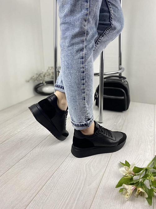 EMELI Кросівки жіночі EMELI 915/2 ST чорні (весна-осінь, шкіра натуральна) (2686) лише 39р. Коломыя - изображение 8